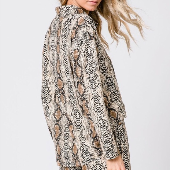 Snake Print Blouse - Picture 3 of 5